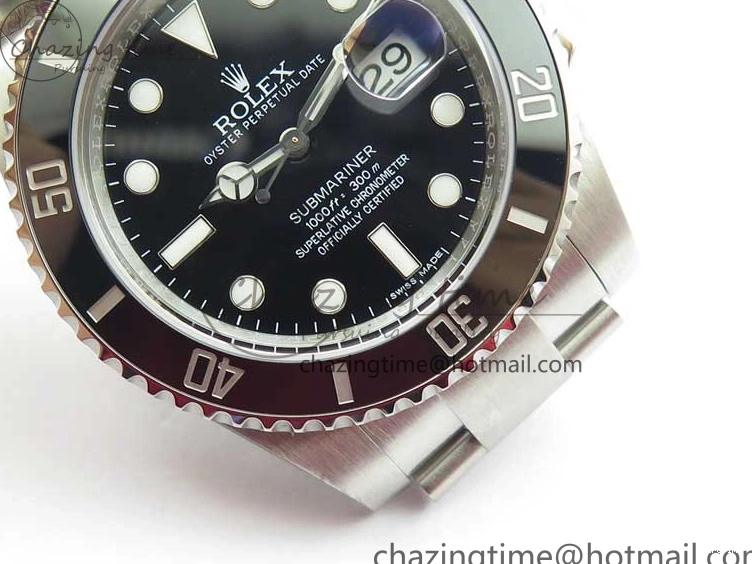 MiroTime 0409 Submariner 116610 LN Black Ceramic ZRF 1:1 Best Edition on SS Bracelet VR3135 (CF Bezel) Contemporary 2758